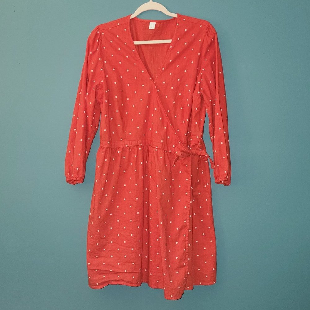 Old Navy Cotton Wrap Dress